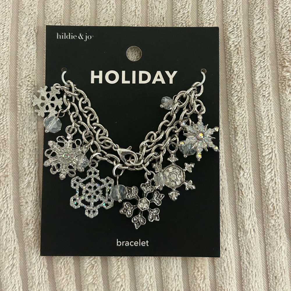 Holiday Silver Bracelet